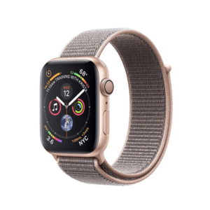 Watch Series 4 Aluminum Cellular (44mm), Space Gray, HYPER GRAPE NIKE SPORT LOOP