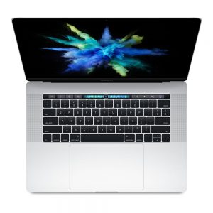 MacBook Pro 15" Touch Bar Late 2016 (Intel Quad-Core i7 2.6 GHz 16 GB RAM 512 GB SSD), Silver, Intel Quad-Core i7 2.6 GHz, 16 GB RAM, 512 GB SSD